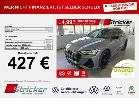 Audi e-tron S-line Black Edition 55 quattro 427,-ohne Anzahlu 2022 — фото 1, купить с доставкой в Москву