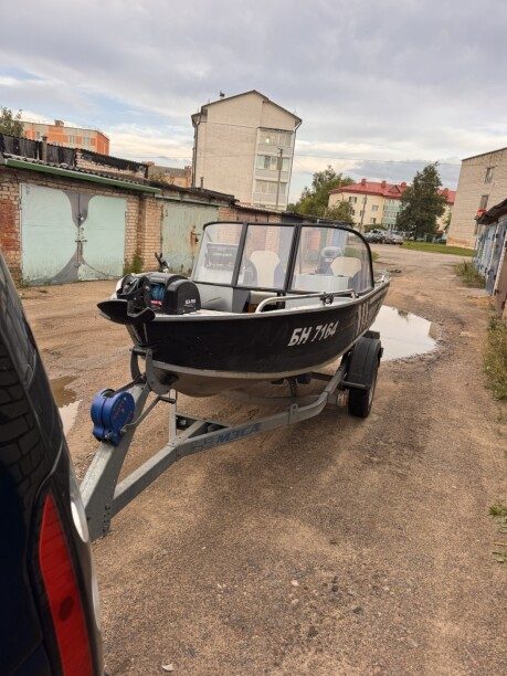 ORIONBOAT 390 + yamaha 30+ лaфeт 2022 — 4