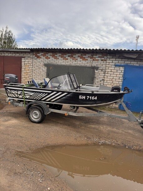 ORIONBOAT 390 + yamaha 30+ лaфeт 2022