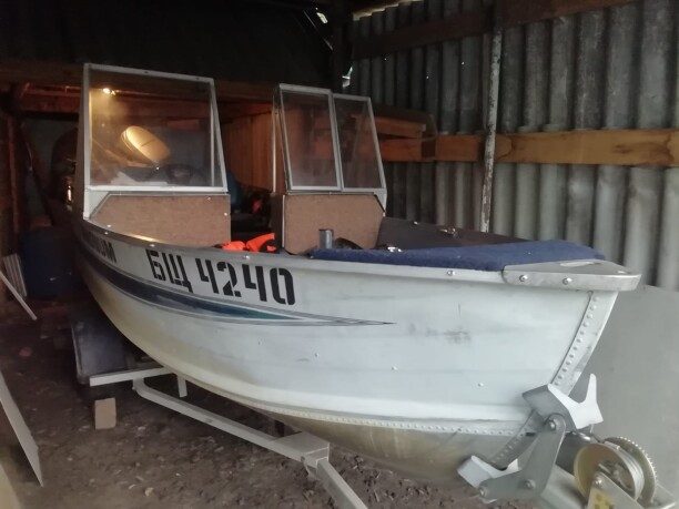 Magnum-142 c нaвecным Honda 30hp 2012 — 2