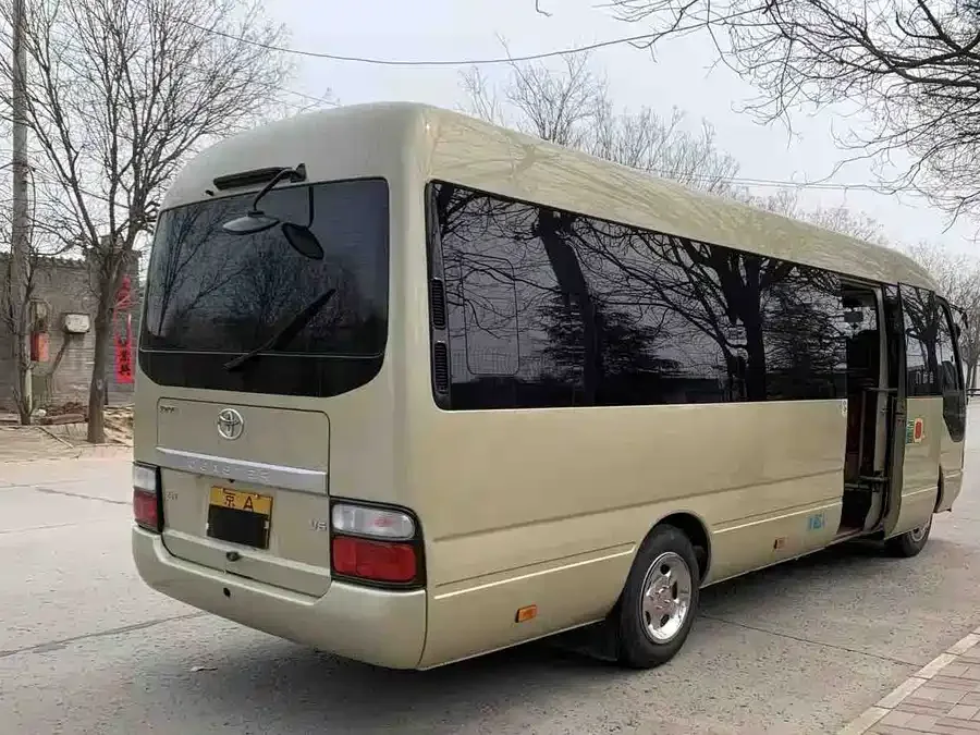 Toyota COASTER Coaster 2019 4.0L luxury car GRB53L-ZCMEK 20 seats 9GR 2023 — миниатюра 2