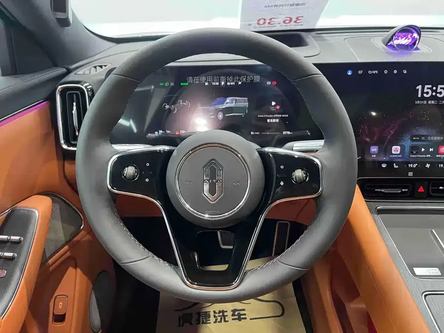 AITO M8 Wenjie M8 2025 Extended Range Max+ Version 53.4kWh 5-Seat Version (192-line LiDAR) 2025 — миниатюра 3