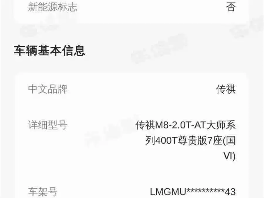 GAC Trumpchi M8 Trumpchi M8 2024 Master Series 400T Premium Edition 2024 — миниатюра 2