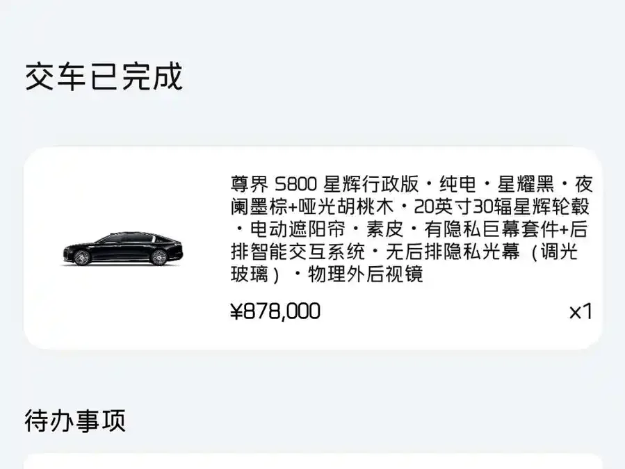 Zunjie S800 Zunjie S800 2025 Pure Electric Starry Sky Executive Edition 4-seater (192-line LiDAR) 2025 — миниатюра 4