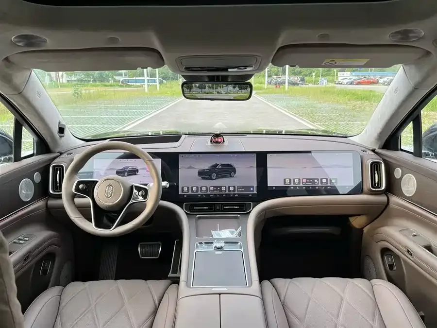 AITO M9 Wenjie M9 2025 Extended Range Ultra Edition 52kWh 6-Seat Version (896-line LiDAR) 2025 — миниатюра 2