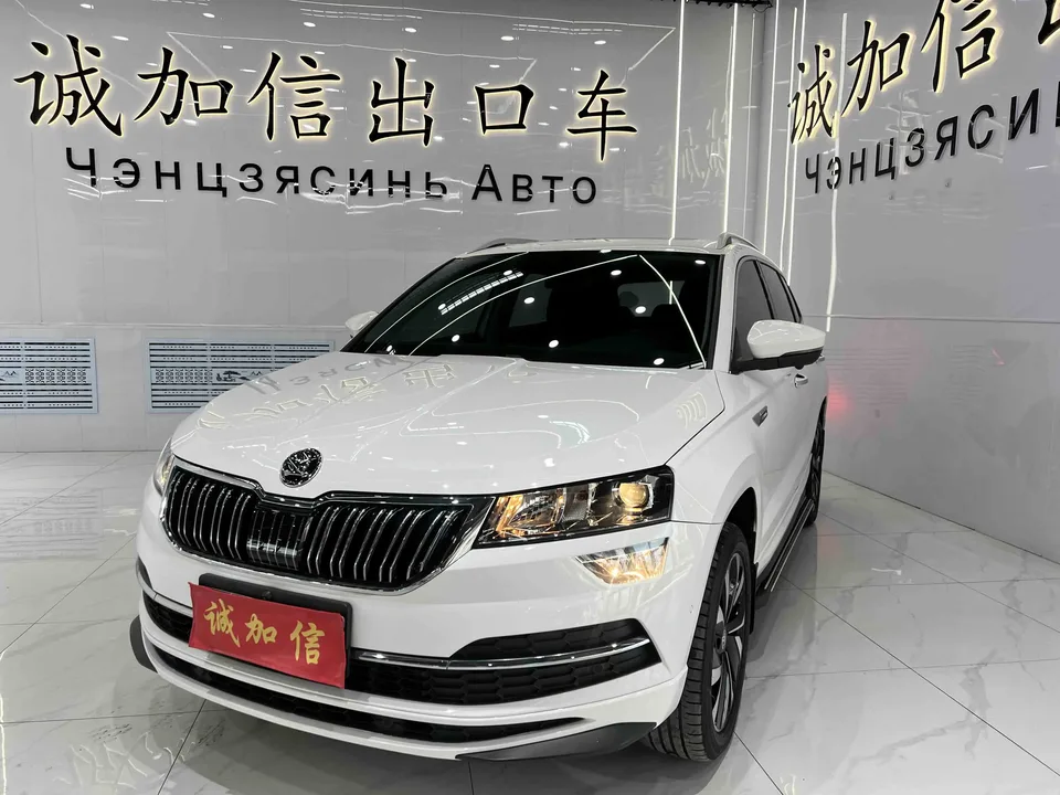 Skoda Karoq facelift TSI280 luxury version 2022 — фото 1, купить с доставкой в Москву