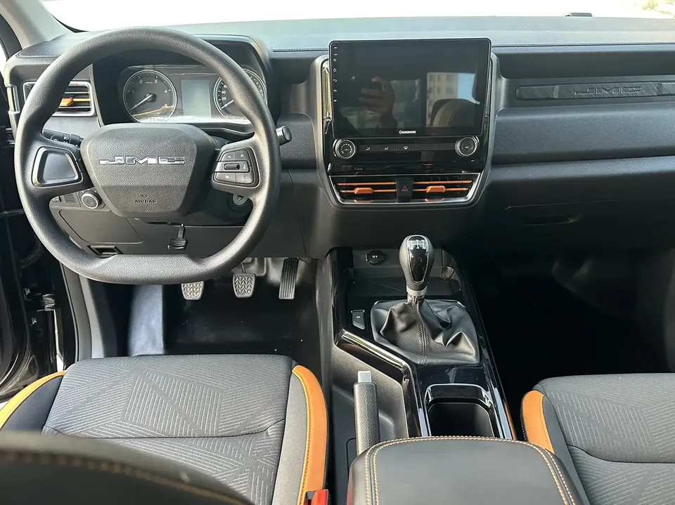 Jiangling Bible 2.5T manual diesel four-wheel drive long axis flat bottom cargo box 2025 — миниатюра 5