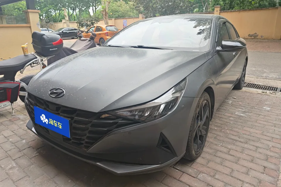 Hyundai Elantra Elantra 1.5L CVT LUX Black Knight Limited Edition 2023 — photo 1, buy with delivery to Moscow