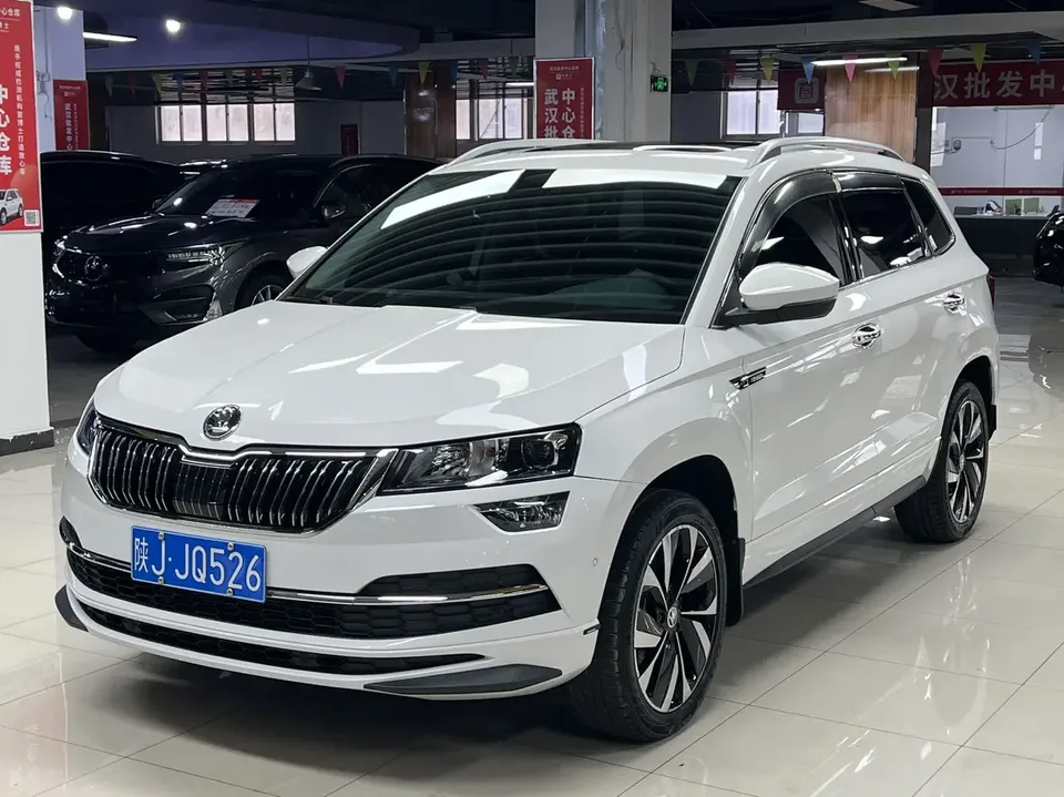 Skoda Karoq facelift TSI280 luxury version 2022 — фото 1, купить с доставкой в Москву