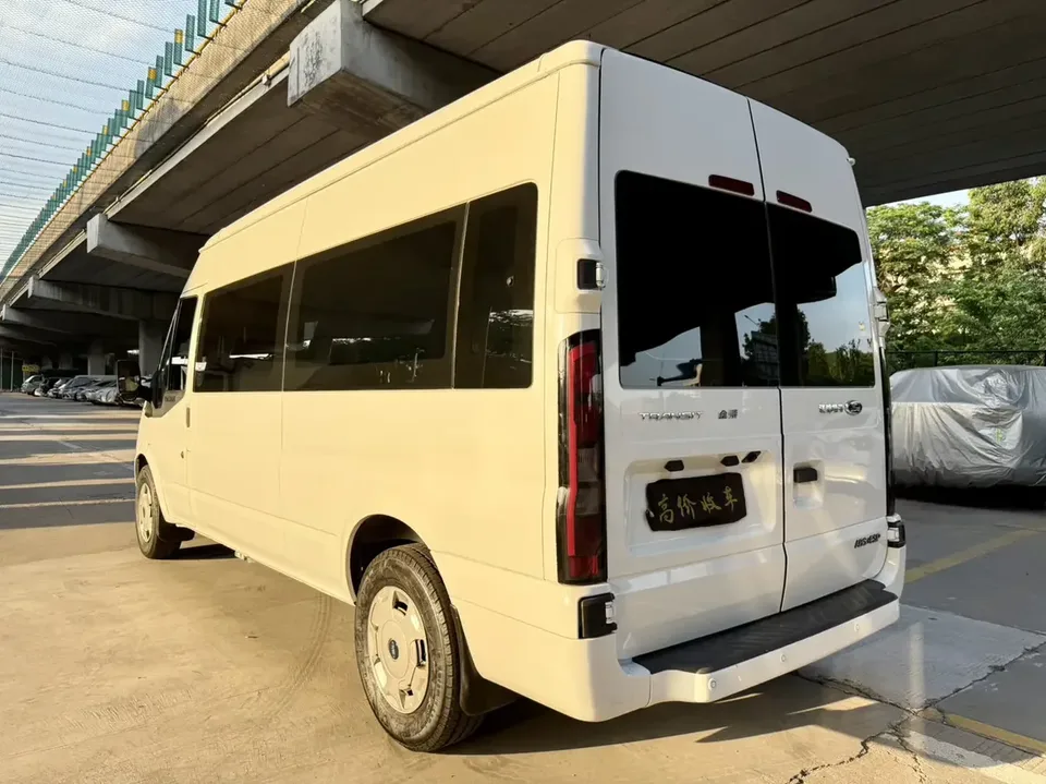 Ford New Generation Transit new generation transit 2021 Pro 2.2T automatic luxury bus long axis with mechanical pedals 9 seats mid-top 2022 — thumbnail 2