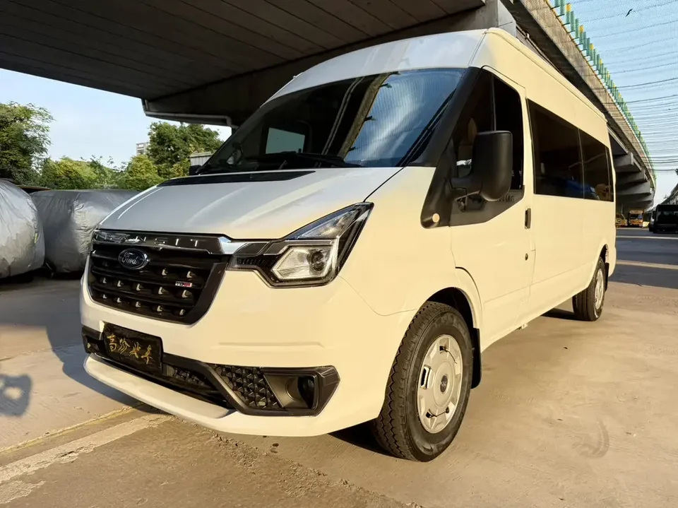 Ford New Generation Transit new generation transit 2021 Pro 2.2T automatic luxury bus long axis with mechanical pedals 9 seats mid-top 2022 — photo 1, buy with delivery to Moscow