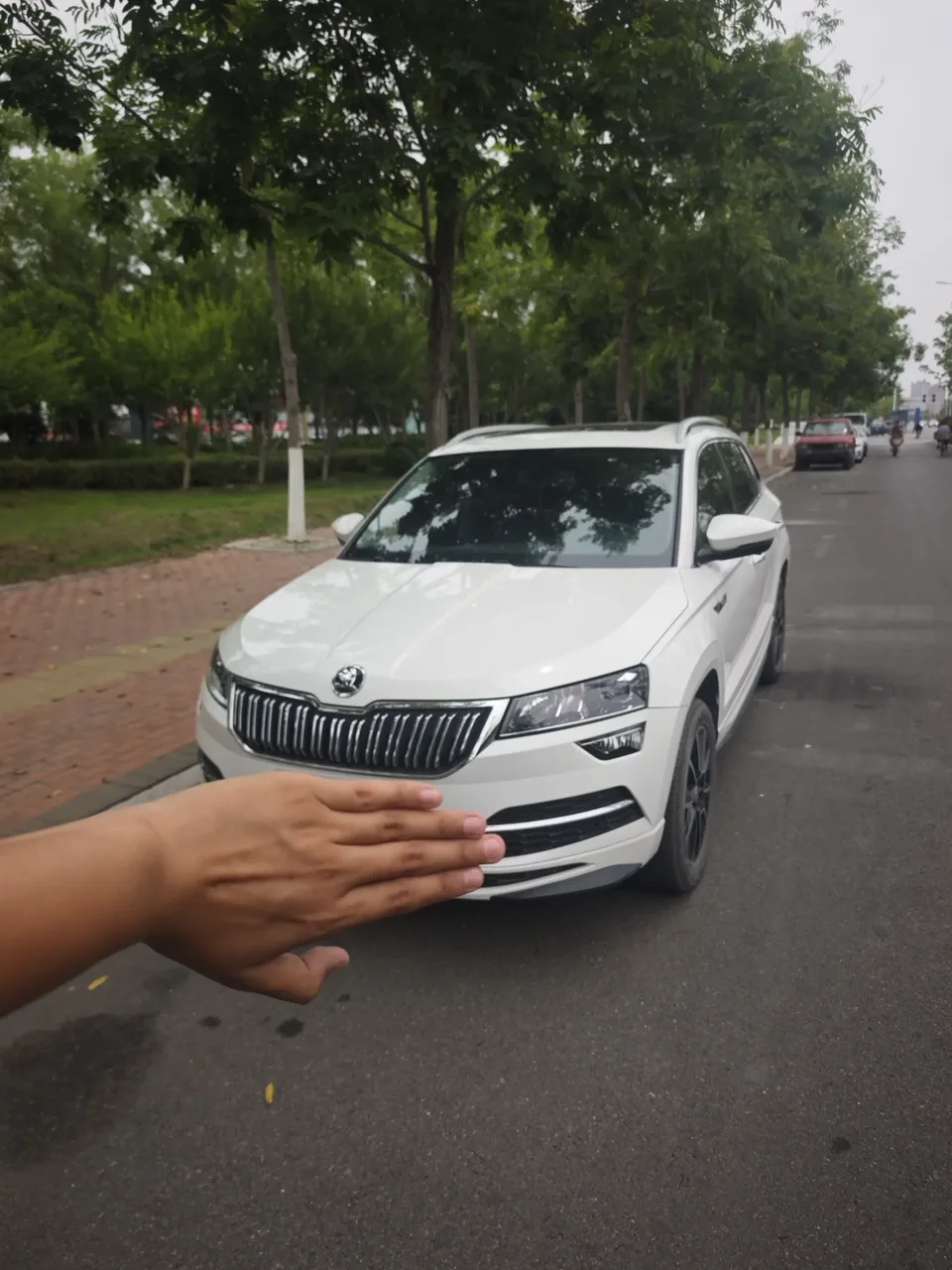 Skoda Karoq Korok 2022 TSI280 Smart Edition 2023 — photo 1, buy with delivery to Moscow