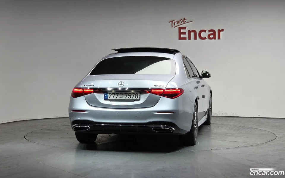 Mercedes-Benz S-Class S400 d 4MATIC 2022 — миниатюра 4
