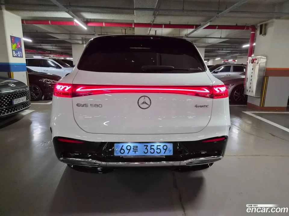 Mercedes-Benz EQS SUV EQS580 4MATIC 2023 — миниатюра 4
