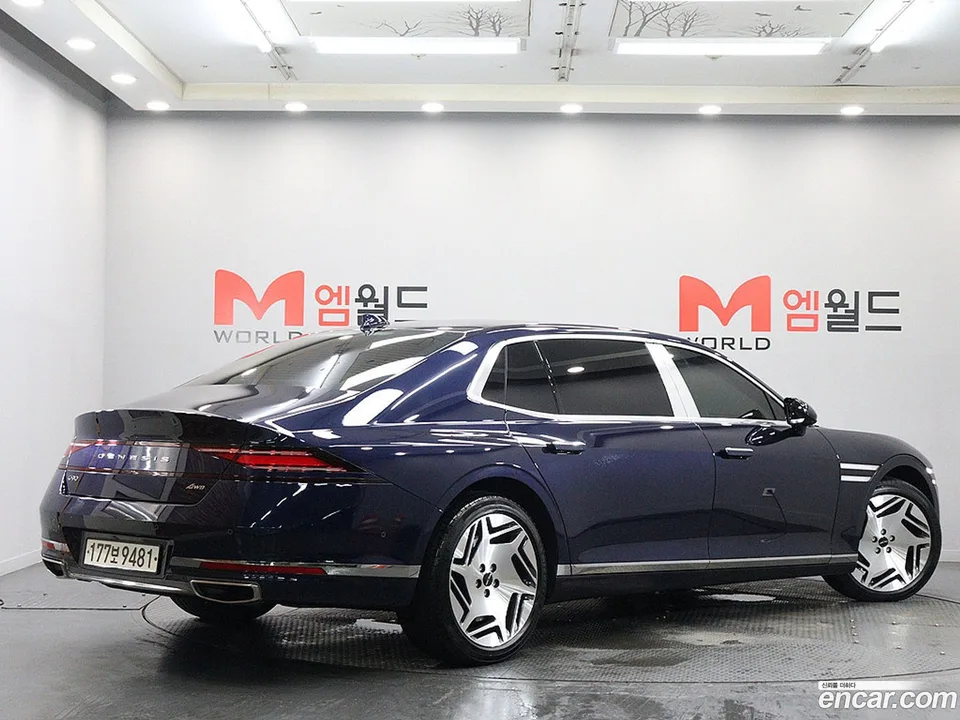 Genesis G90 3.5 e-S/C AWD LWB 2022 — миниатюра 3