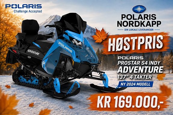 Polaris PROSTAR S4 INDY ADVENTURE 137" 4 takter 2024
