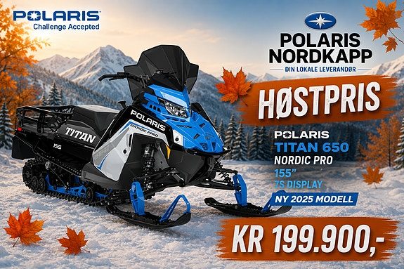 Polaris Titan 650 Nordic Pro 155" 7S Display 2025