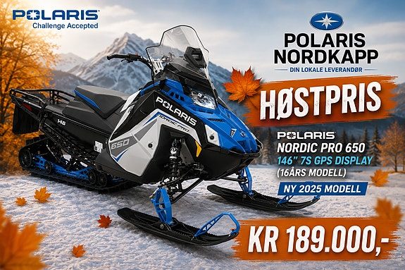 Polaris Nordic PRO 650 146" 7S GPS Display (16rs modell) 2025