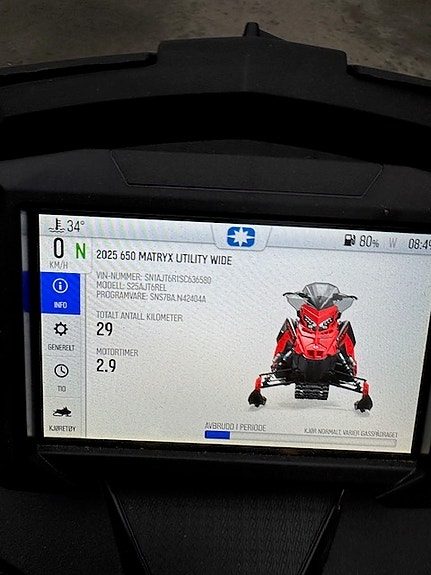 Polaris Titan Nordic Pro Adventure 650 155 DEMO 2025 — 2