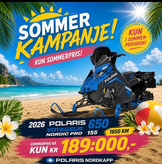 Polaris 650 Voyageur Nordic Pro 155 2026