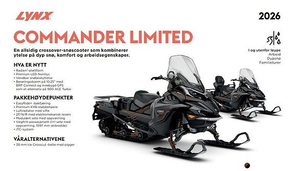 Lynx Commander LTD 900 ACE *MED PASSASJERSETE* 2026 — 3