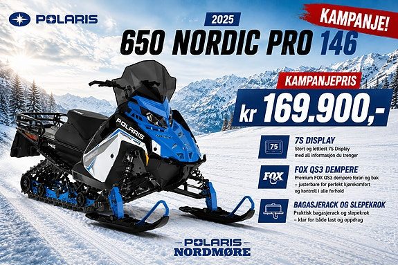 Polaris 650 Nordic Pro 146 - KAMPANJE!! 2025