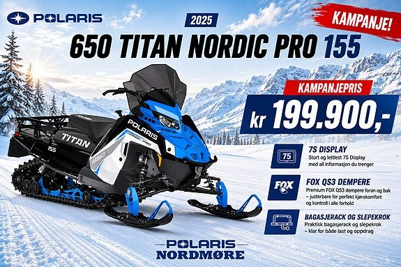 Polaris 650 Titan Nordic Pro 155 2025