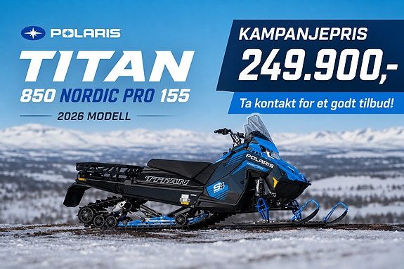 Polaris Titan 850 Nordic Pro 155 2026